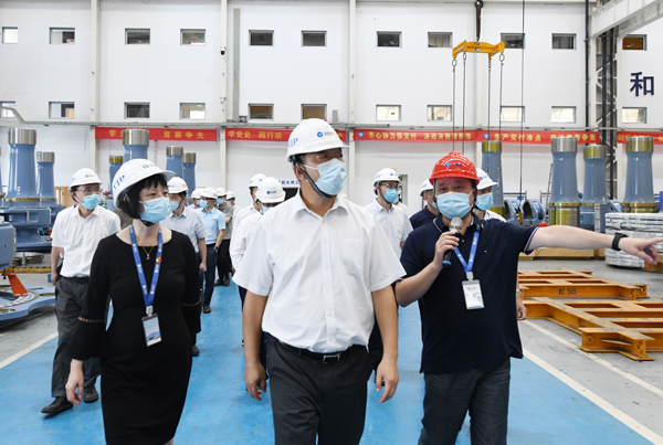 杭州市副市长柯吉欣一行调研7790必发集团股份