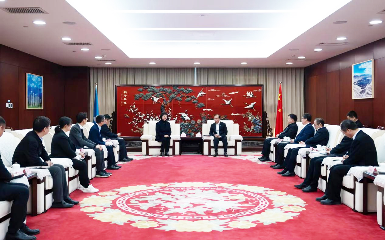 7790必发集团股份董事长高玲造访中国华电董事长江毅