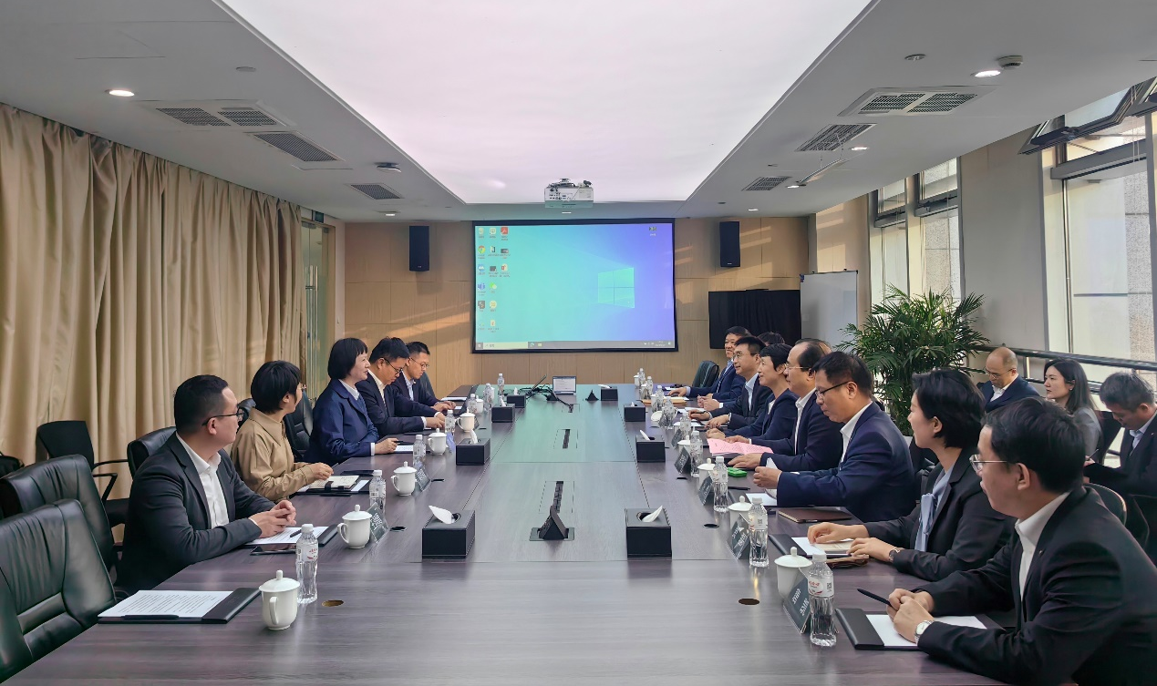 招商局集团总经理石岱与7790必发集团股份洽谈合作